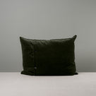  Rectangle Lollop Cushion in Intelligent Velvet, Seaweed 