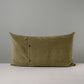 Rectangle Lollop Cushion in Intelligent Velvet, Sepia