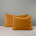 image of Rectangle Lollop Cushion in Intelligent Velvet, Spice
