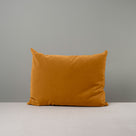  Front Side of Medium Rectangle Lollop Cushion in Orange(Spice) Velvet 
