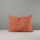 Rectangle Lollop Cushion in Laidback Linen, Cayenne