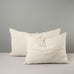 image of Rectangle Lollop Cushion in Laidback Linen, Dove