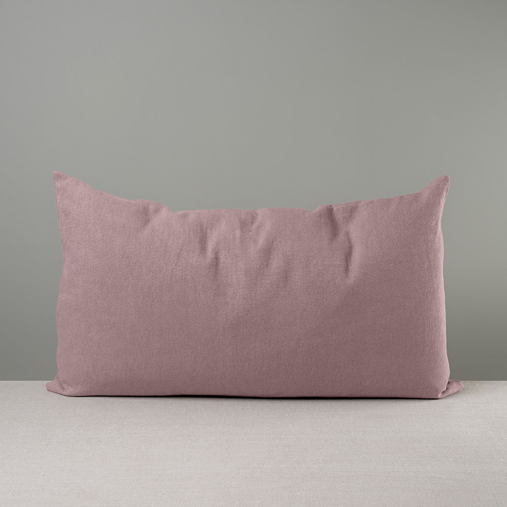 Rectangle Lollop Cushion in Laidback Linen, Heather