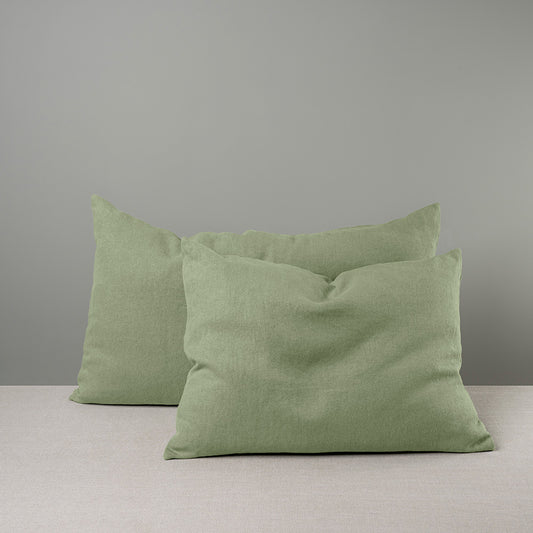 Rectangle Lollop Cushion in Laidback Linen, Moss