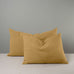 image of Rectangle Lollop Cushion in Laidback Linen, Ochre