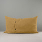 Rectangle Lollop Cushion in Laidback Linen, Ochre