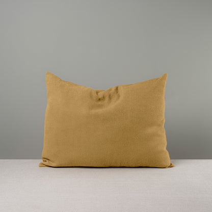 Rectangle Lollop Cushion in Laidback Linen, Ochre