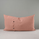  Back Side of Large Rectangle Lollop Cushion in Pink(Roseberry) with 2 Buttons - By NiX 