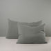 image of Rectangle Lollop Cushion in Laidback Linen, Shadow