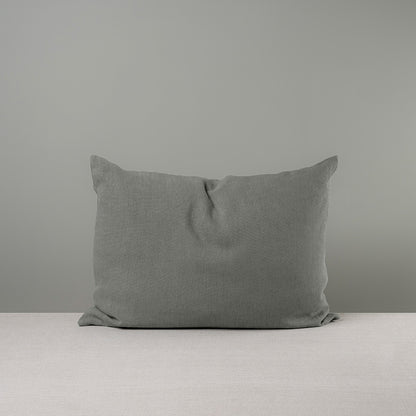 Rectangle Lollop Cushion in Laidback Linen, Shadow