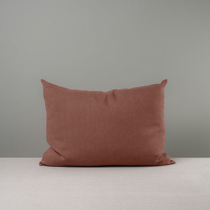 Rectangle Lollop Cushion in Laidback Linen, Sweet Briar
