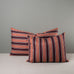 image of Rectangle Lollop Cushion in Regatta Cotton, Flame