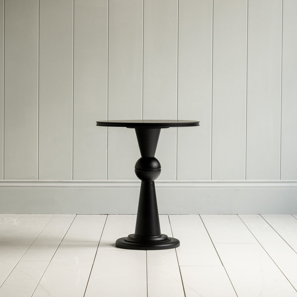 Anecdote Pedestal Table, Coal Black