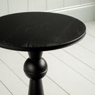  Anecdote Pedestal Table, Coal Black 