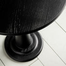  Anecdote Pedestal Table, Coal Black 