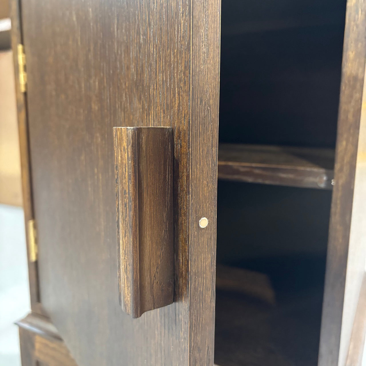 End-of-the-Line - Bits and Bobs Bedside Table, Antique Oak, Left Hand Side