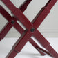 Wooden Side Table Cherry Red