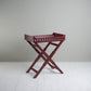 Ready Steady Tray Table, Berry Red