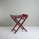 Ready Steady Tray Table, Berry Red - By NiX Studio 