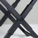  Leg design of the Ready Steady Tray Table in Coal Black, featuring a stylish and modern look. 