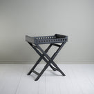  Ready Steady Tray Table, Coal Black - NiX By Nicola Harding & Co 