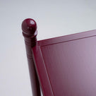 Leg Edge Design Closeup of Revive Red Side Table - By NiX 