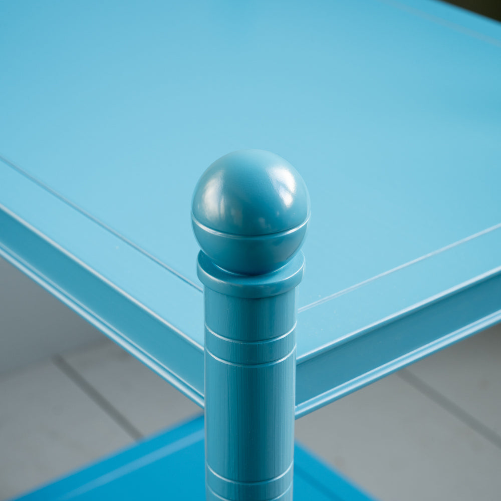  Revive Side Table, Cerulean Blue 