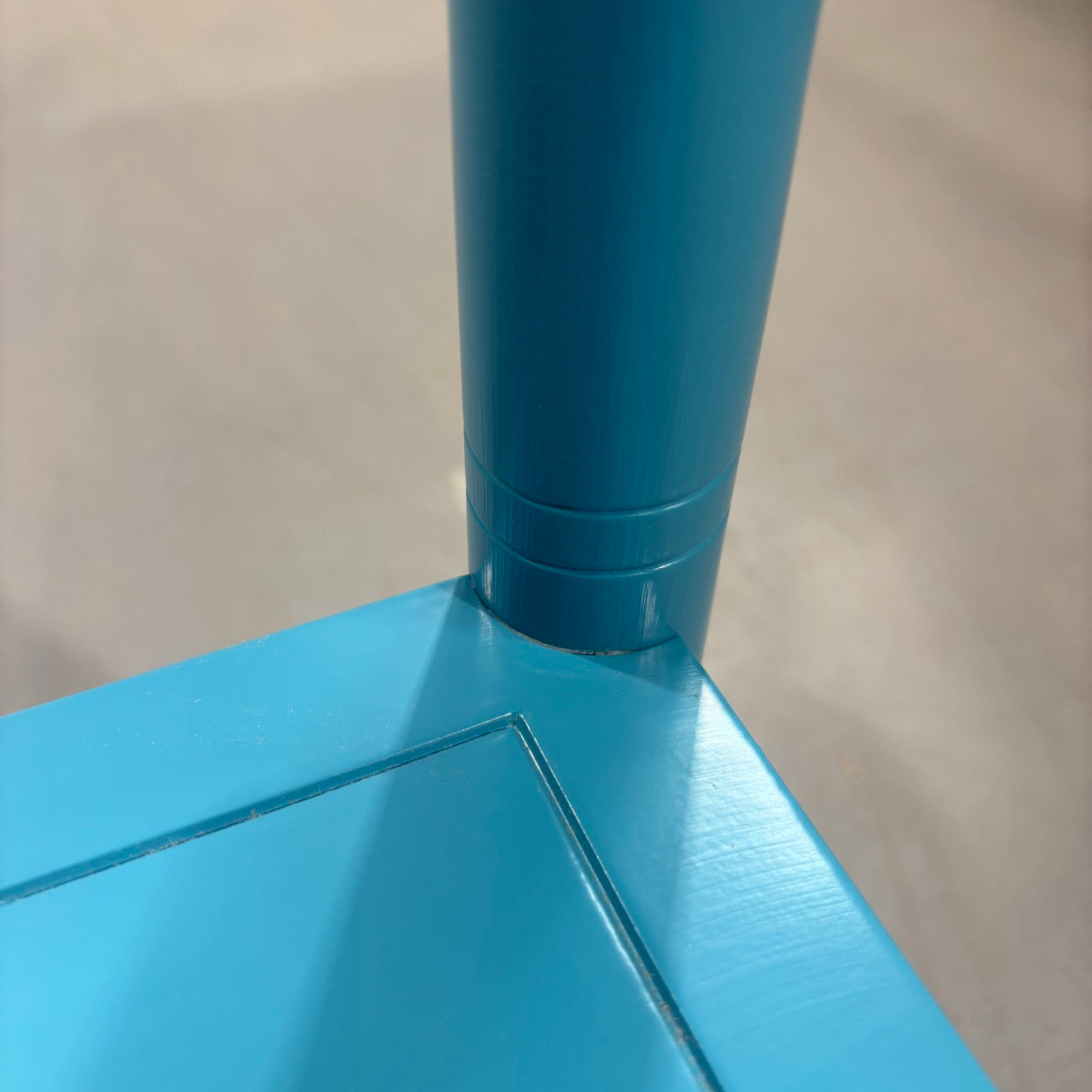  Pre-Loved - Revive Side Table, Cerulean Blue 