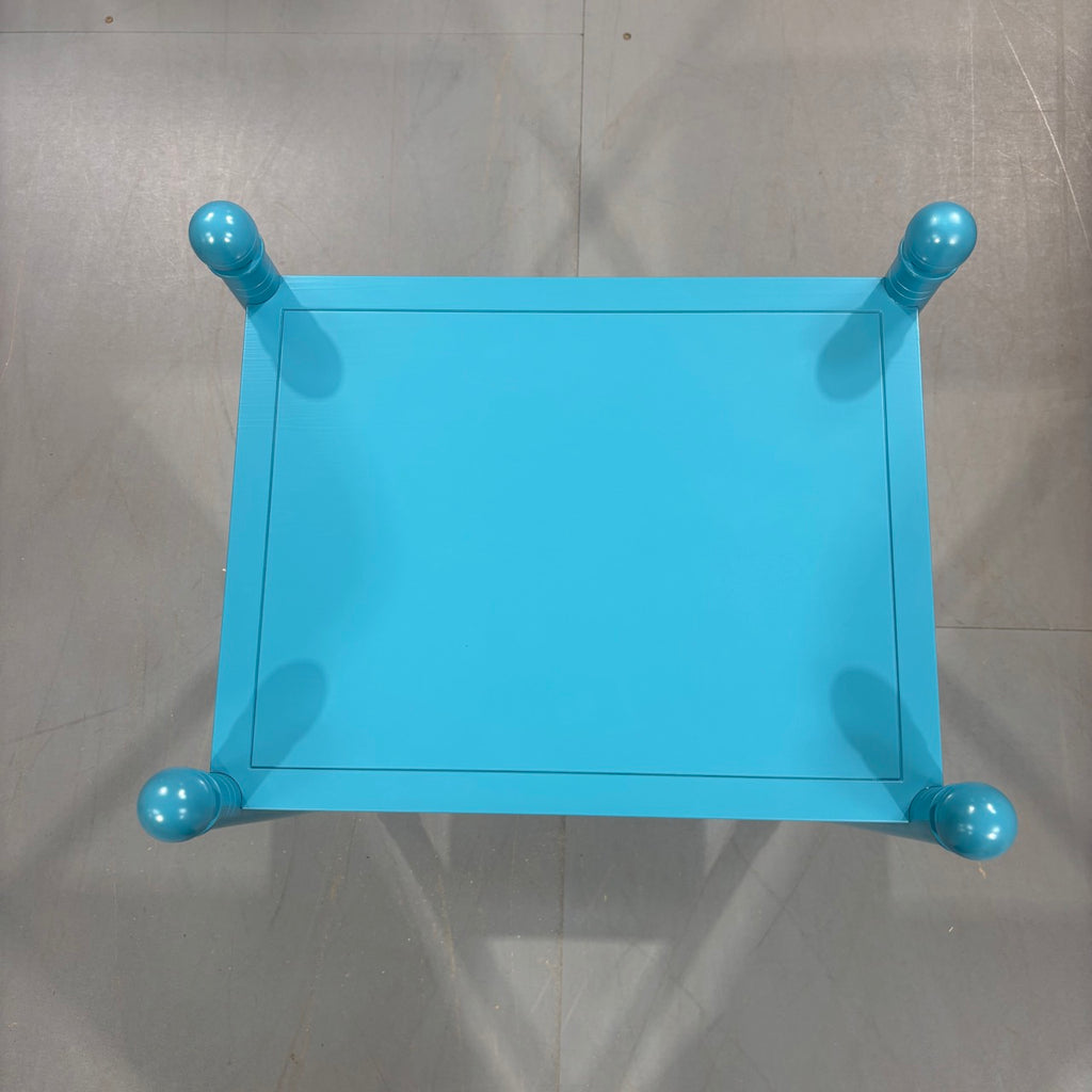  Pre-Loved - Revive Side Table, Cerulean Blue 