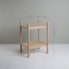  Dimensions of Revive Side Table, Oiled Oak, Height 70cm, Length 50cm and Width 40cm - By NiX Furniture 