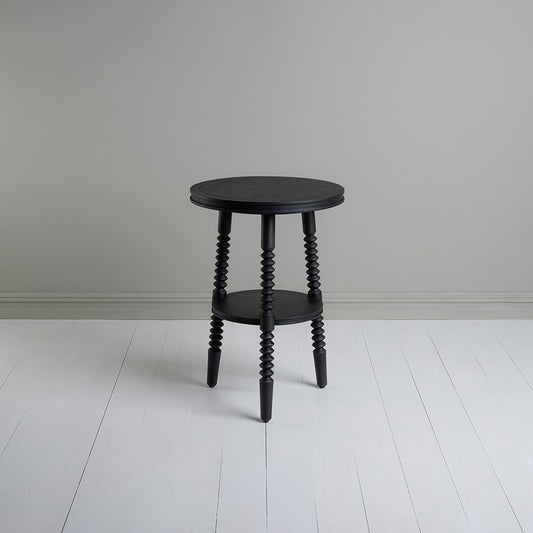 Spindle Side Table, Carbon Black