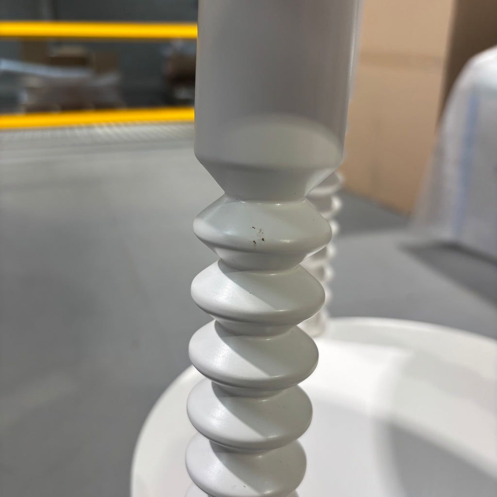  Ex-Display - Spindle Side Table, Soft White 
