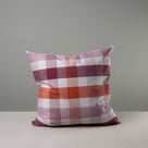  Front Side of Extra Large Square Cushion in Cotton, Berry - By NiX 