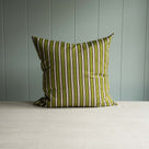  Striped pillow in green and white alternatives 