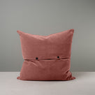 Back Side of Extra Large Pink(Damson) Velvet Square Cushion - Nicola Harding & Co. 