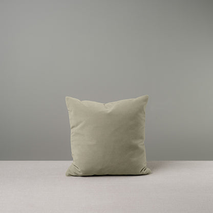 Square Kip Cushion in Intelligent Velvet, Moonstone