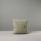  Back Side of Medium Square Cushion in Moonstone Velvet With 2 Buttons - NiX 