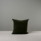  Back Side of Medium Square Cushion in Dark Green(Seaweed) Velvet - By NiX 