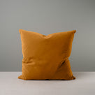  Front Side of Extra Large Square Cushion in Orange(Spice) Velvet - NiX 