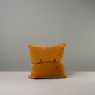  Back Side of Square Cushion in Orange(Spice) Velvet With 2 Buttons - By NiX 