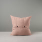 Square Kip Cushion in Laidback Linen, Dusky Pink