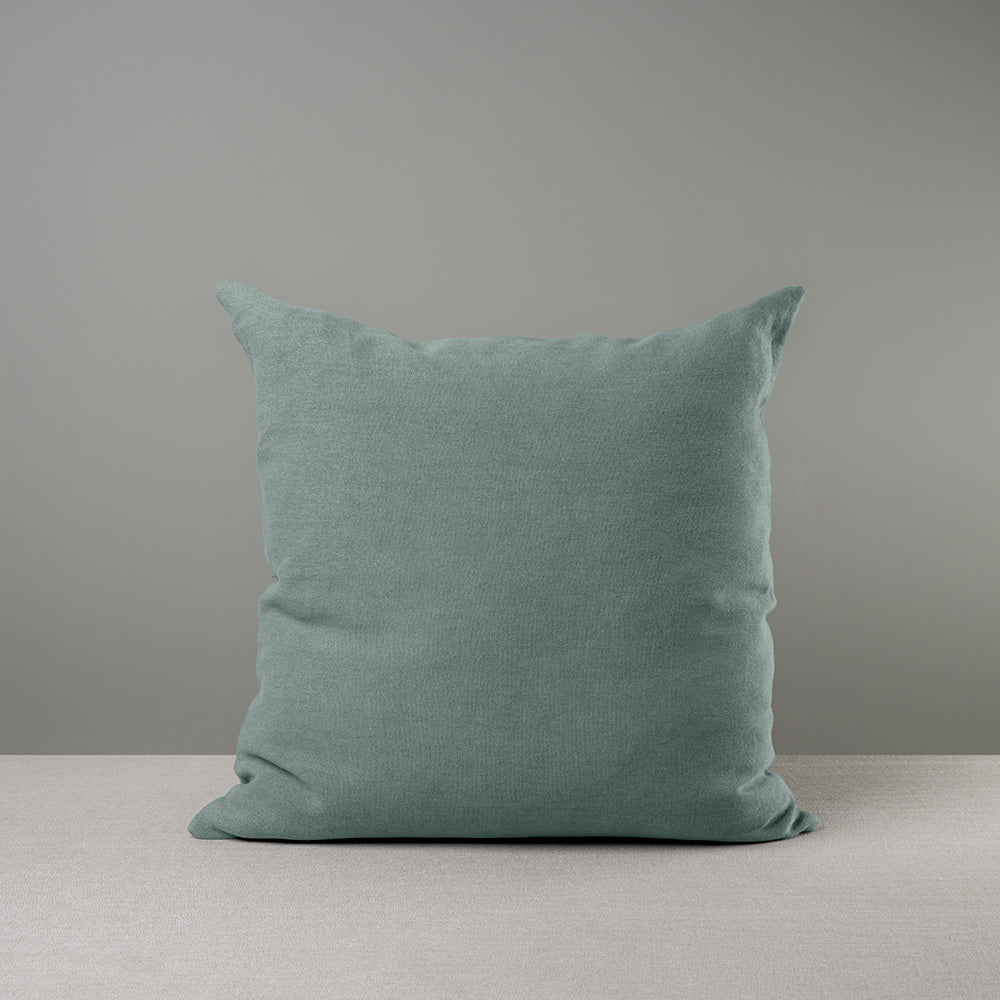 Square Kip Cushion in Laidback Linen, Mineral