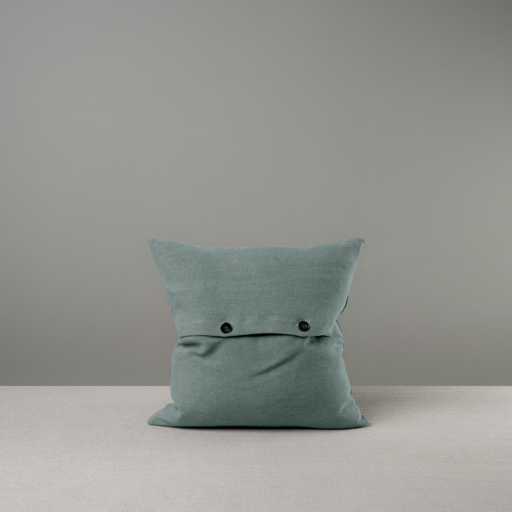  Square Kip Cushion in Laidback Linen, Mineral 