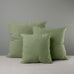 image of Square Kip Cushion in Laidback Linen, Moss