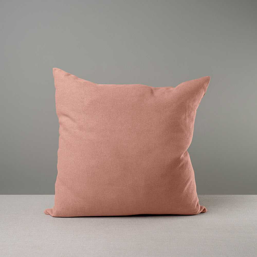  Square Kip Cushion in Laidback Linen, Roseberry 
