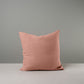 Square Kip Cushion in Laidback Linen, Roseberry