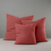 image of Square Kip Cushion in Laidback Linen, Rouge