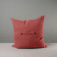 Back Side of (Extra Large) Red (Rouge) Square Cushions With 2 Buttons - NiX