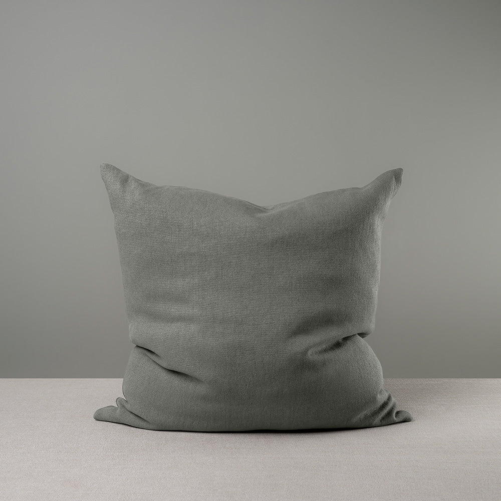 Square Kip Cushion in Laidback Linen, Shadow