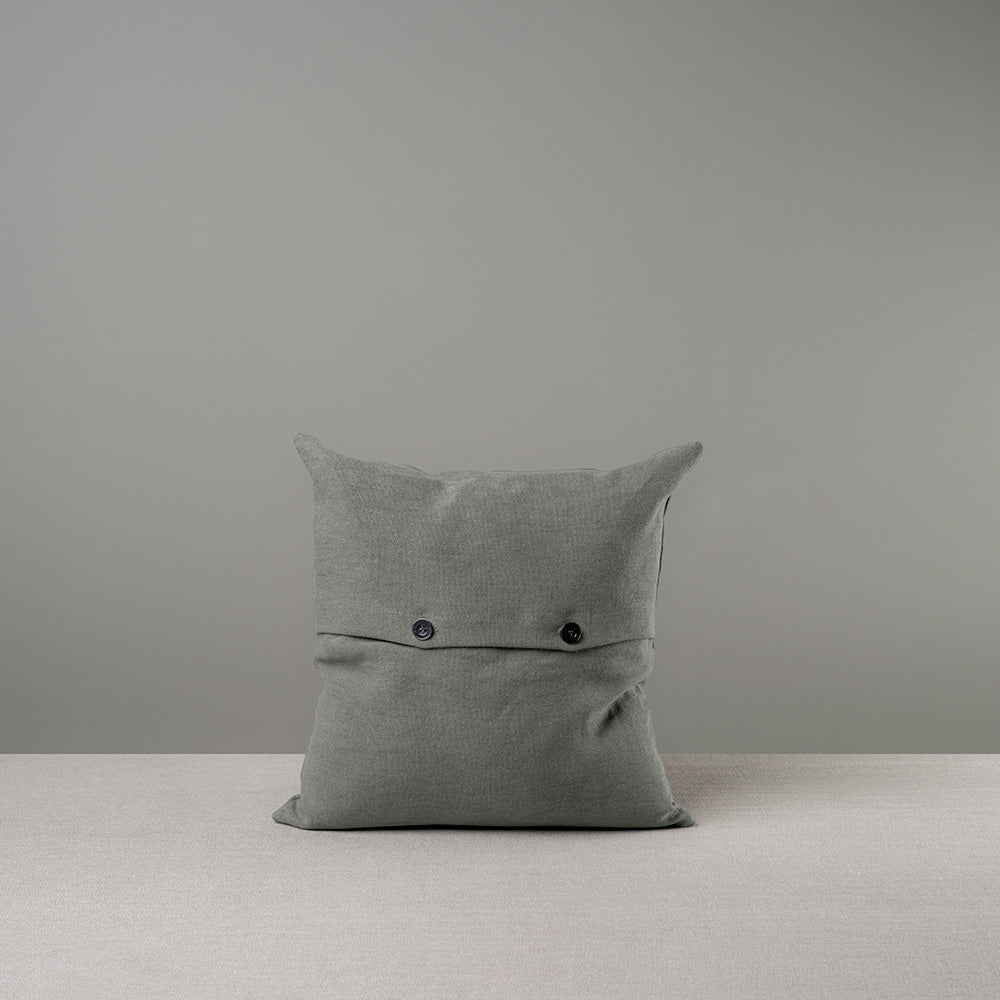  Square Kip Cushion in Laidback Linen, Shadow 